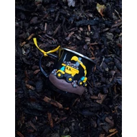 Munkagép fém bögre