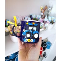 Traktor (kék fém) - választható, névvel ellátva is