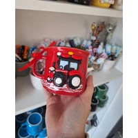 Traktor (piros)- választható, névvel ellátva is