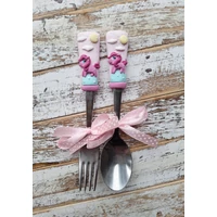 Pónis gyerek evőeszköz (17cm)