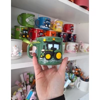 Traktor (sötét zöld) - választható névvel ellátva is