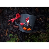 Babos kotyogós bögre