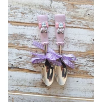 Elefántos teáskanál (lila)