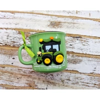 Traktor (világos zöld) -választható, névvel ellátva is