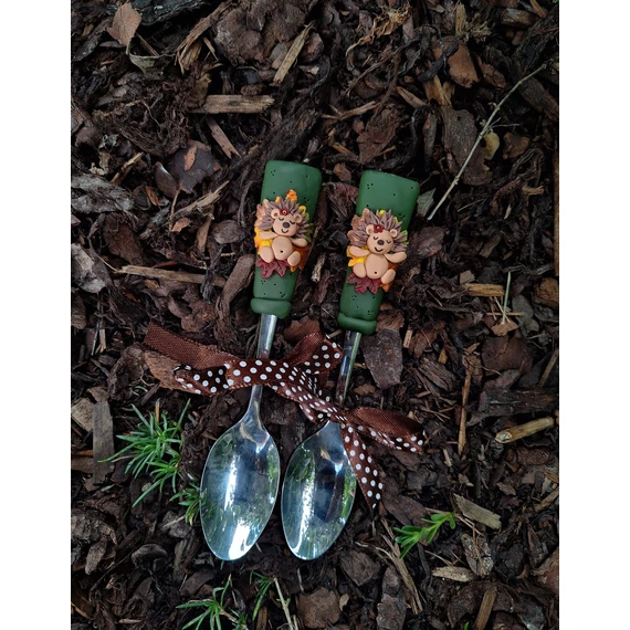 Őszi süni teáskanál - Mesebeli erdő kollekció