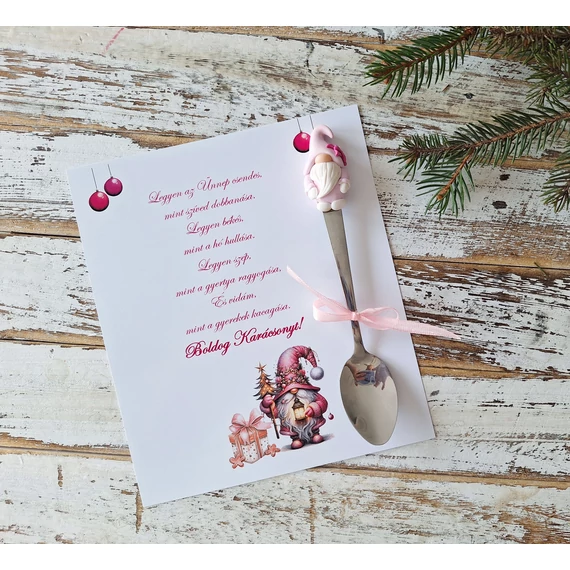 Manó kanál + kártya I.