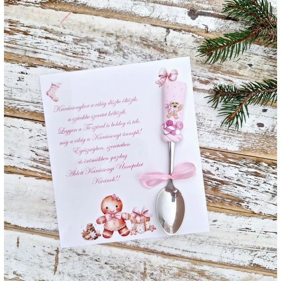 Mézi kanál + kártya
