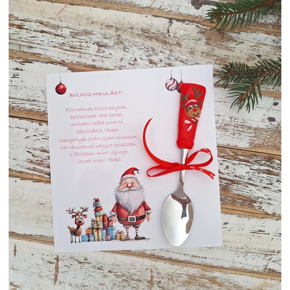 Rénszarvas kanál + kártya