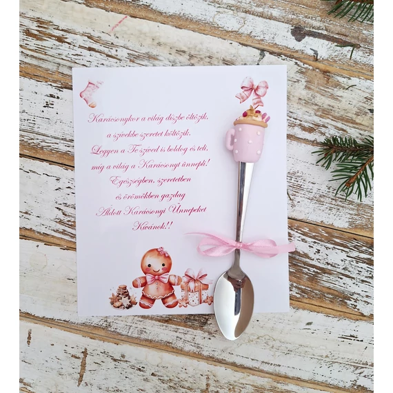 Kakaós teáskanál + kártya II.