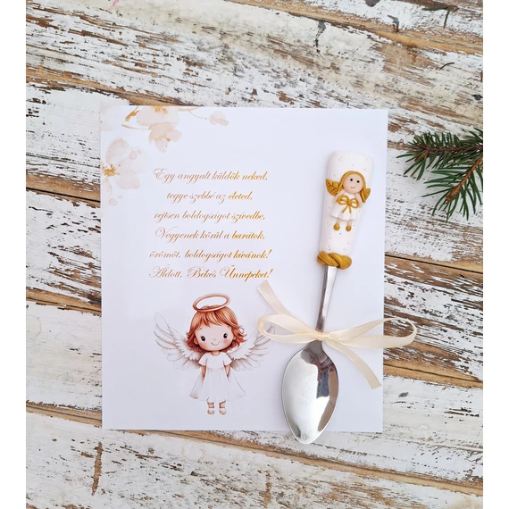 Angyakás kanál + kártya 