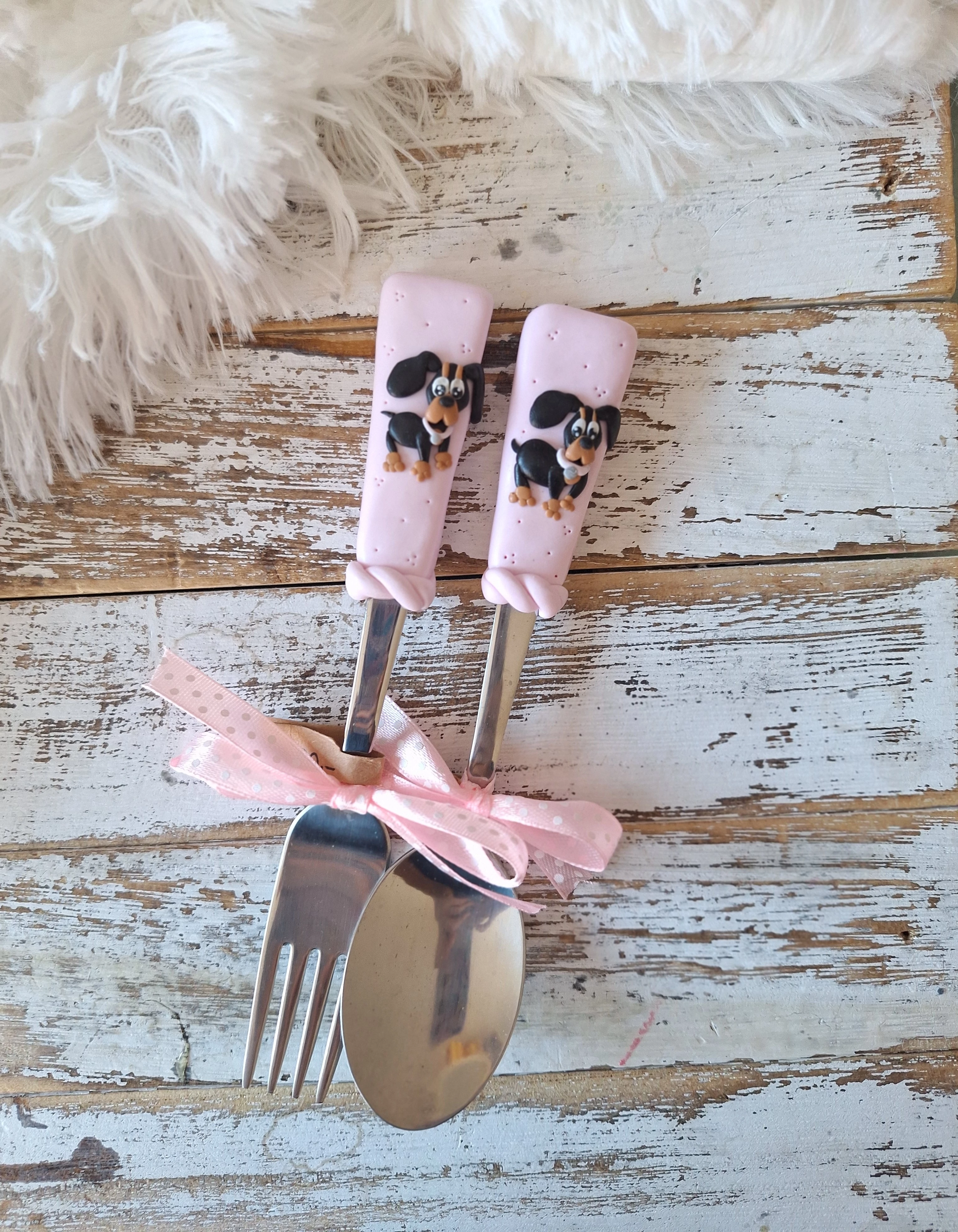 Tacskó gyerek evőeszköz (rózsaszin 17cm) kanál és/vagy villa