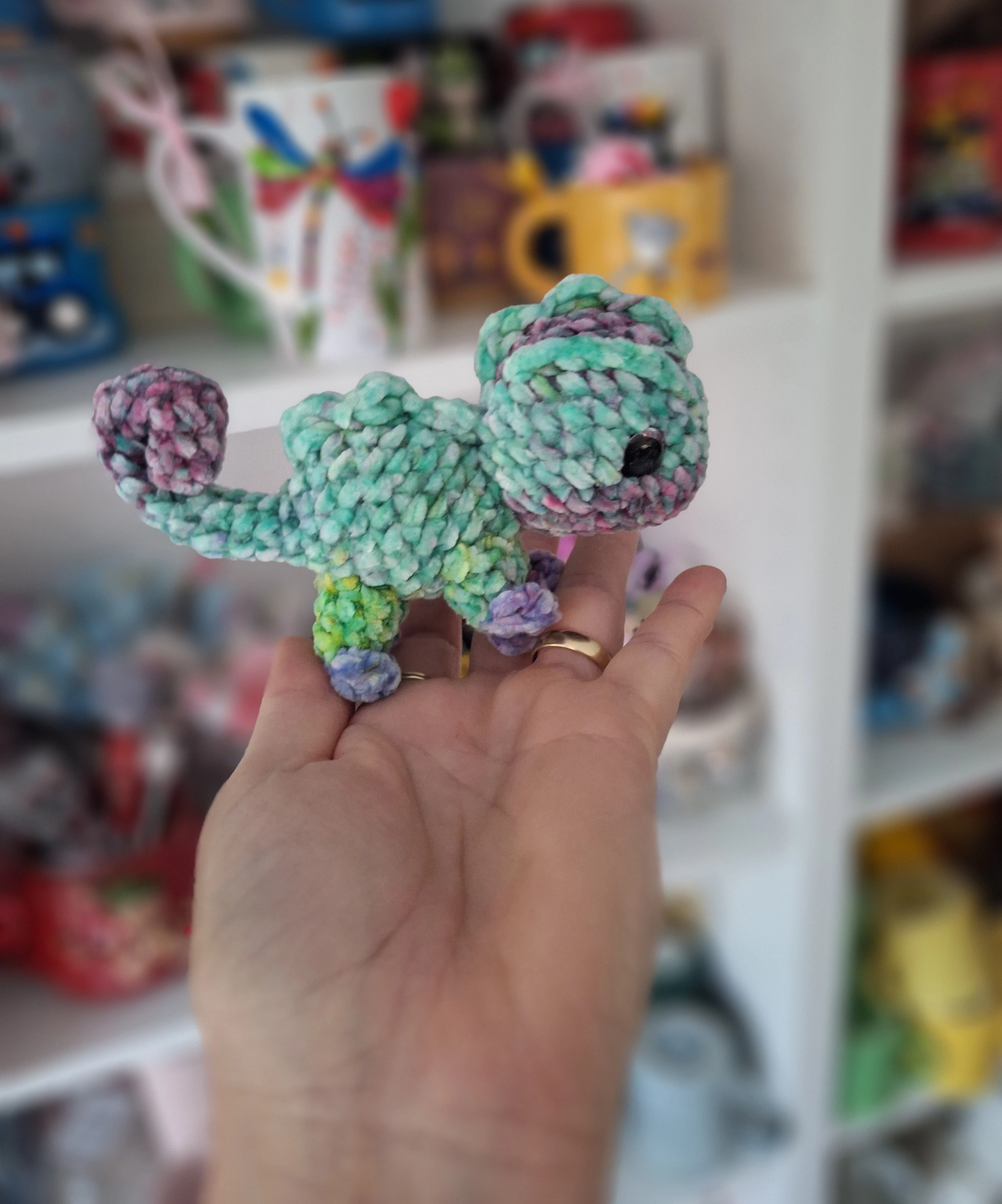 Kaméleon (zöld+ kék+lila)