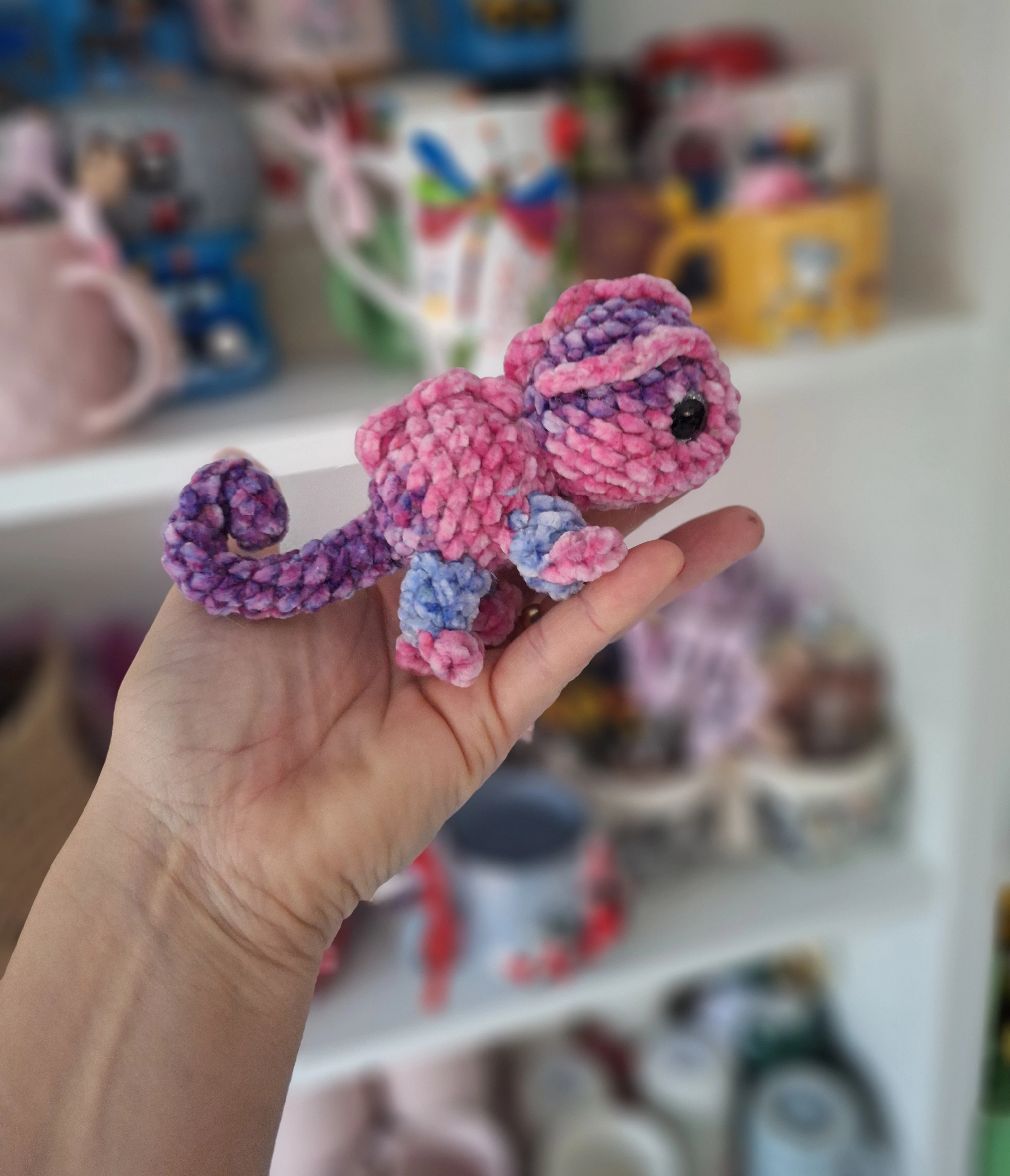 Kaméleon (rózsaszin + kék+ lila)