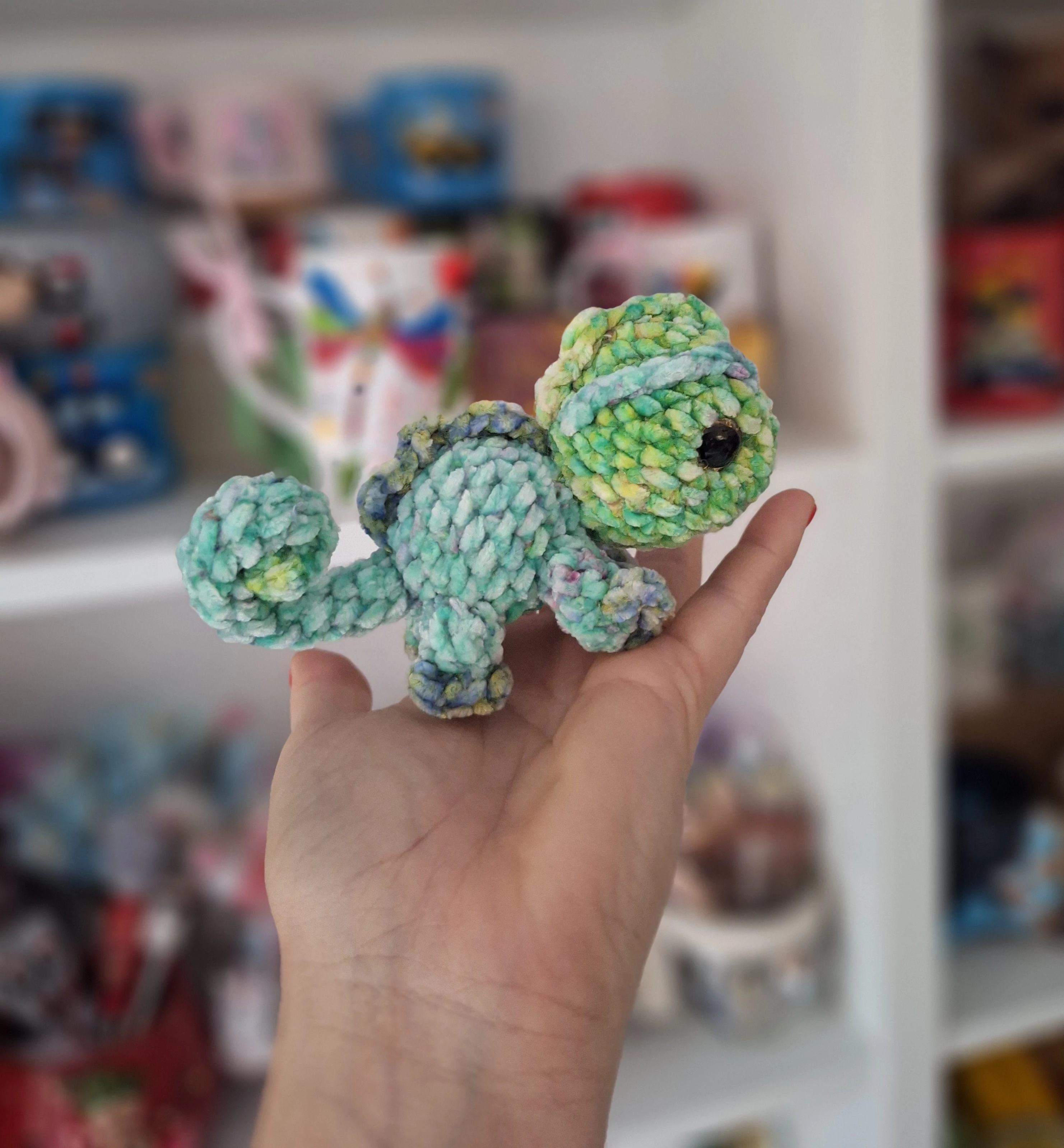 Kaméleon (zöld+ kék)