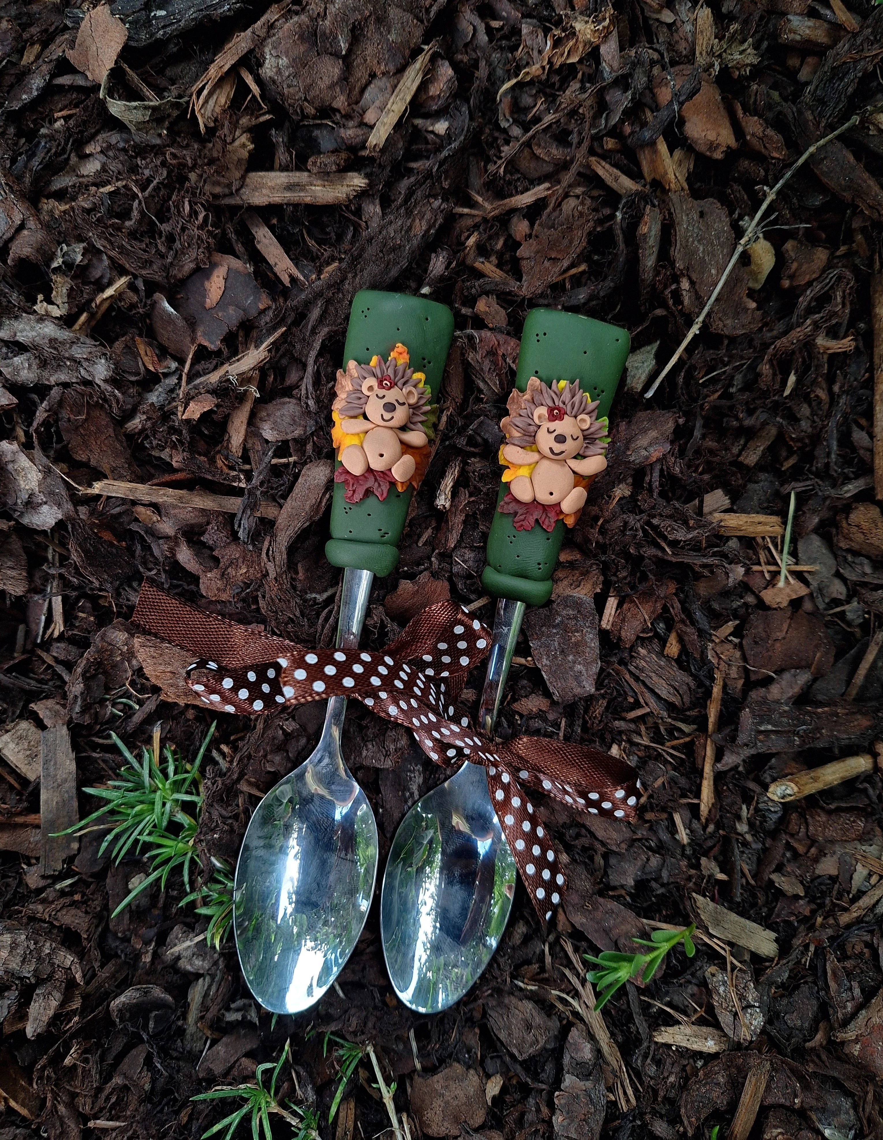 Őszi süni teáskanál - Mesebeli erdő kollekció