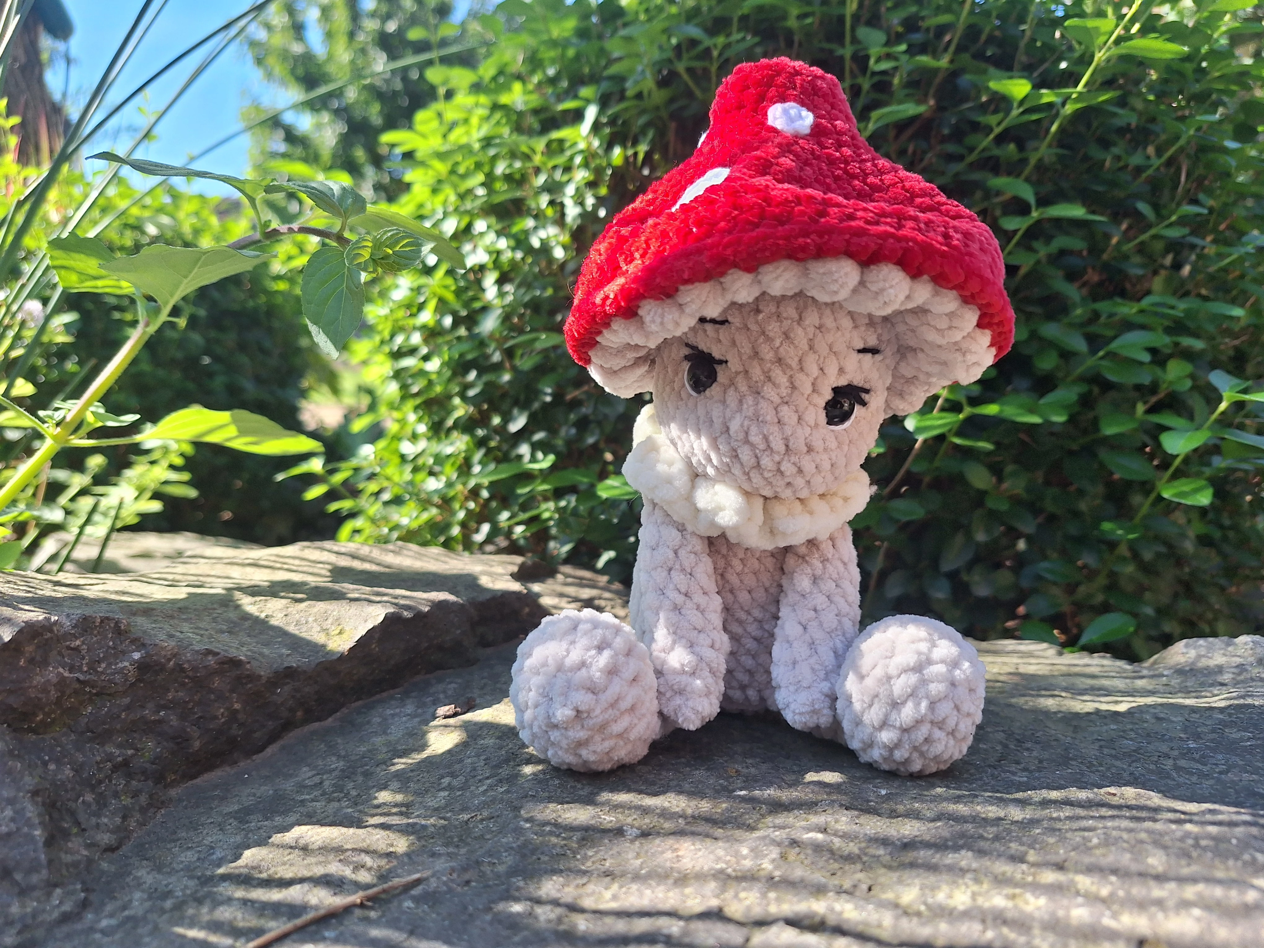 Piros-bézs gombácska