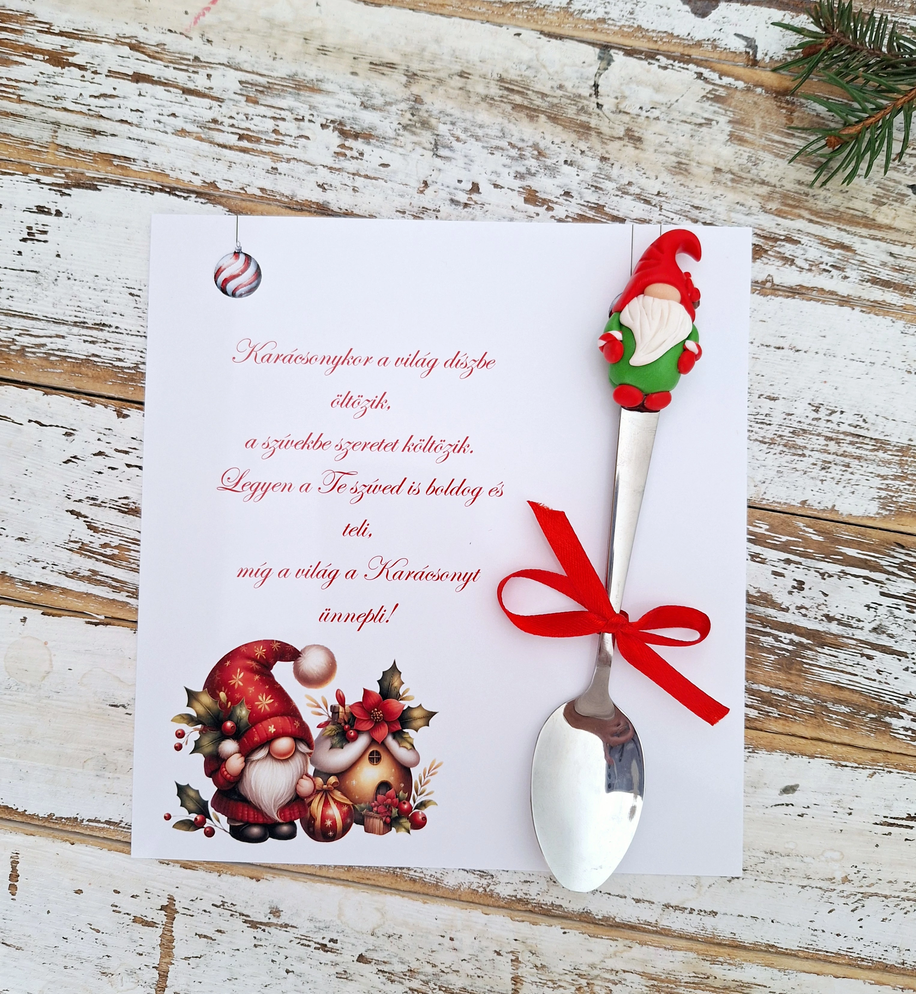 Manó kanál + kártya IV.