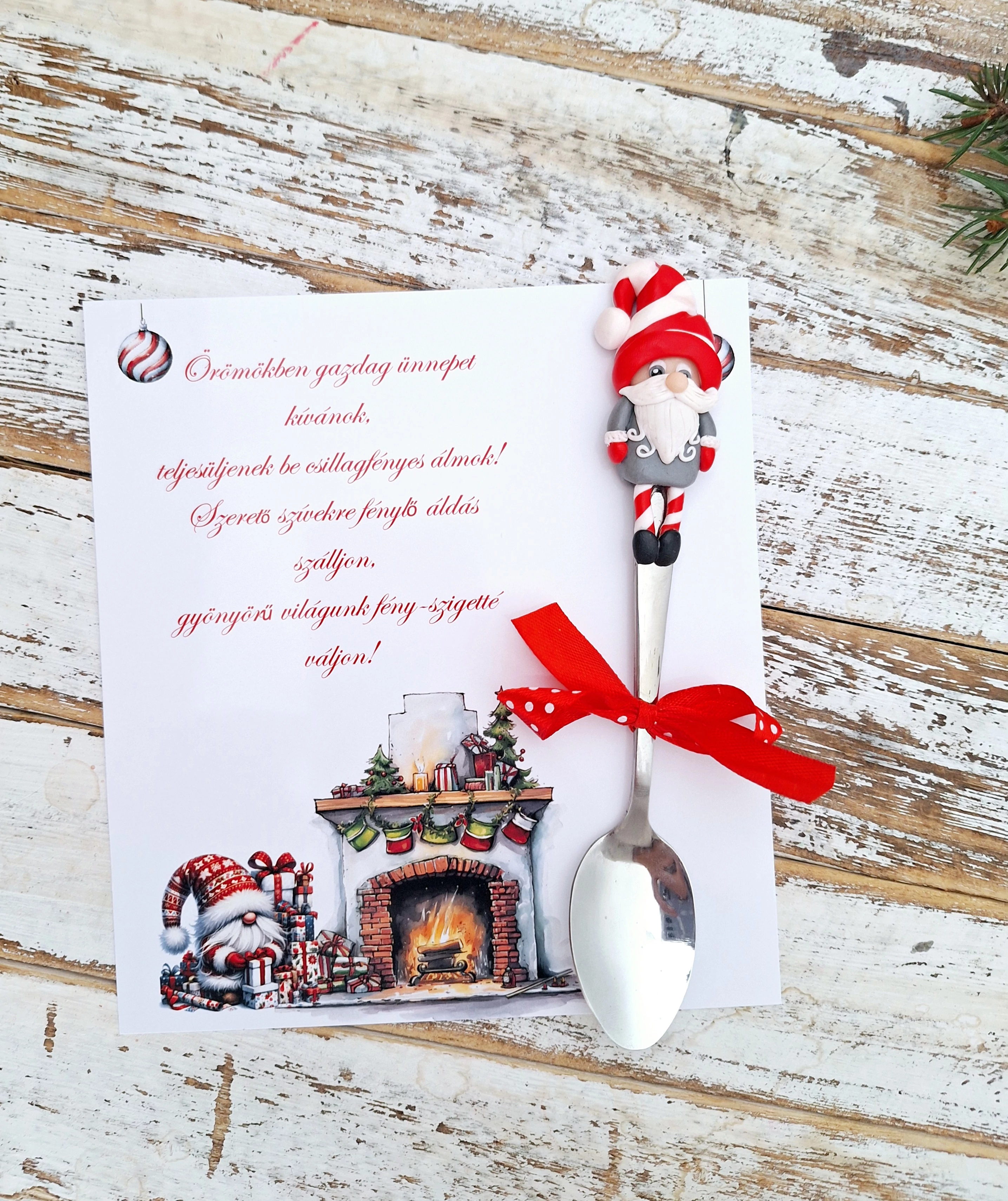 Manó kanál + kártya VII.