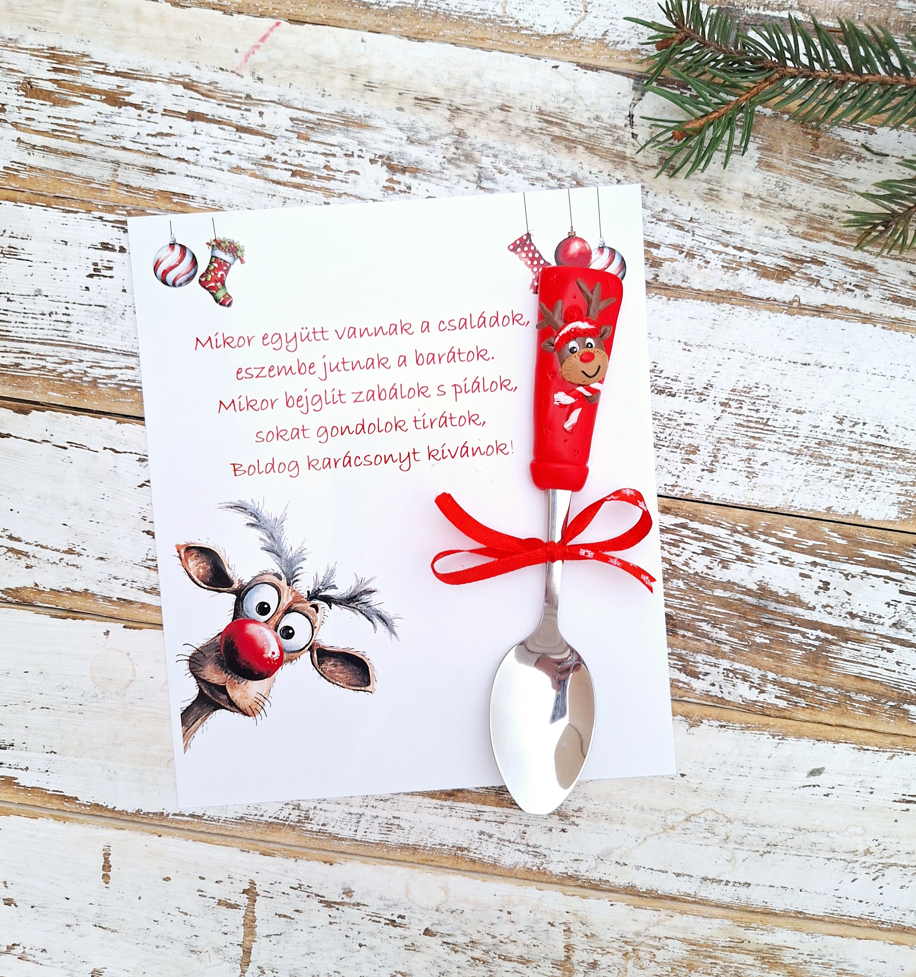 Rénszarvas kanál + kártya II.