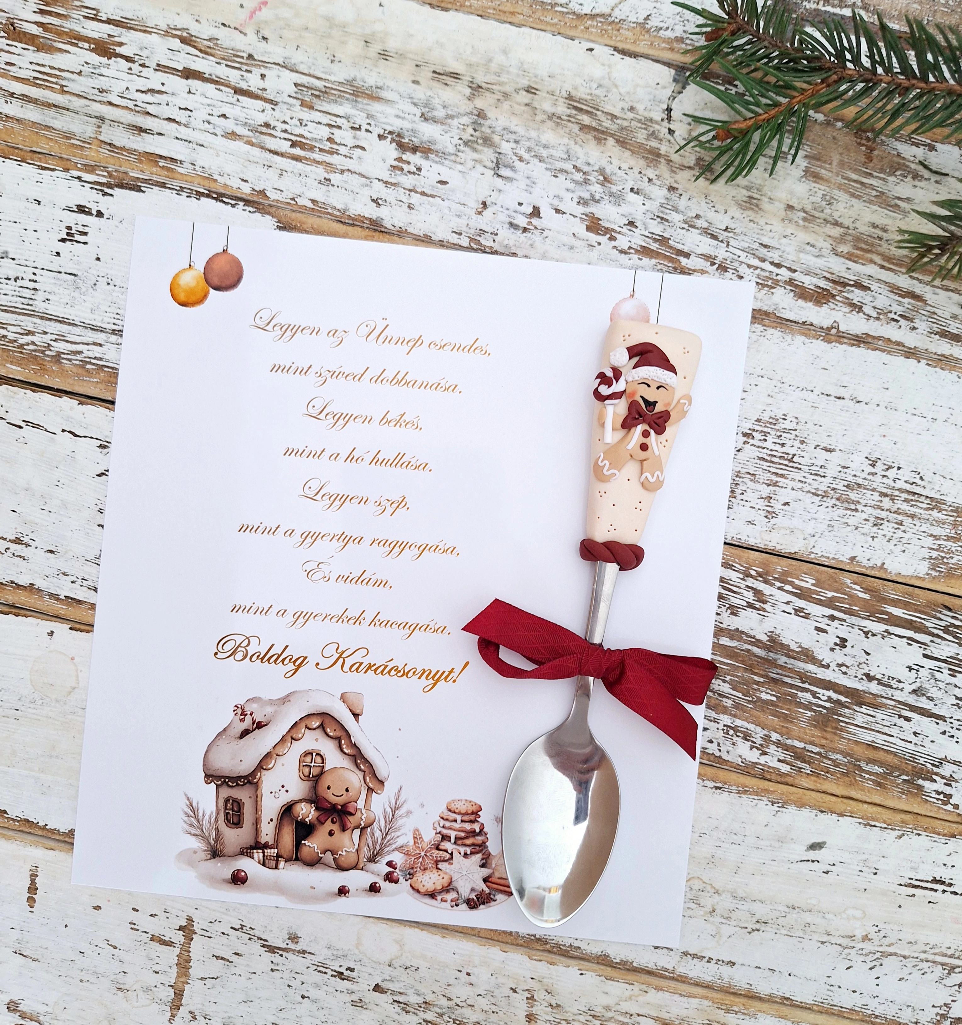 Mézi kanál + kártya III.