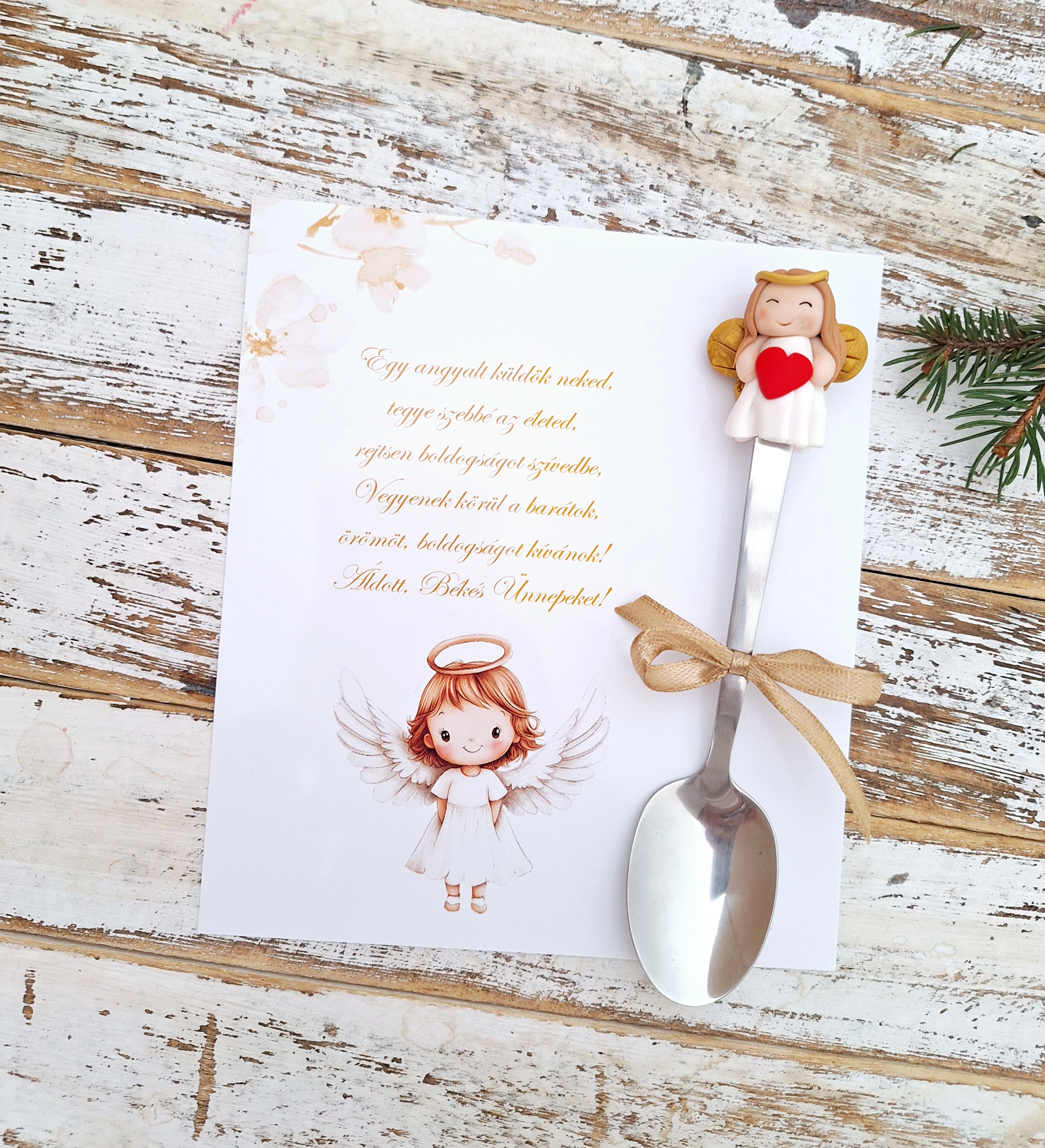 Angyakás kanál + kártya II.